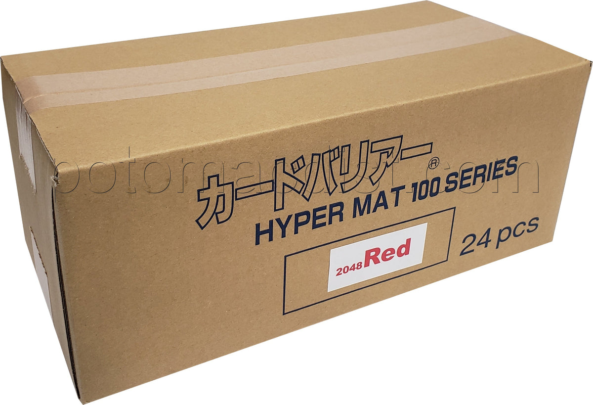 Matte Red Case KMC Hyper Matte USA 100 ct. Standard Size Sleeves - Red Case [24 packs ...