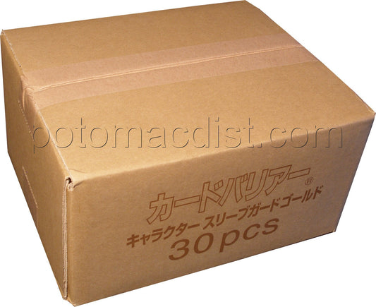 KMC Standard Oversized Sleeves - Character Guard Case [Gold/30 packs]