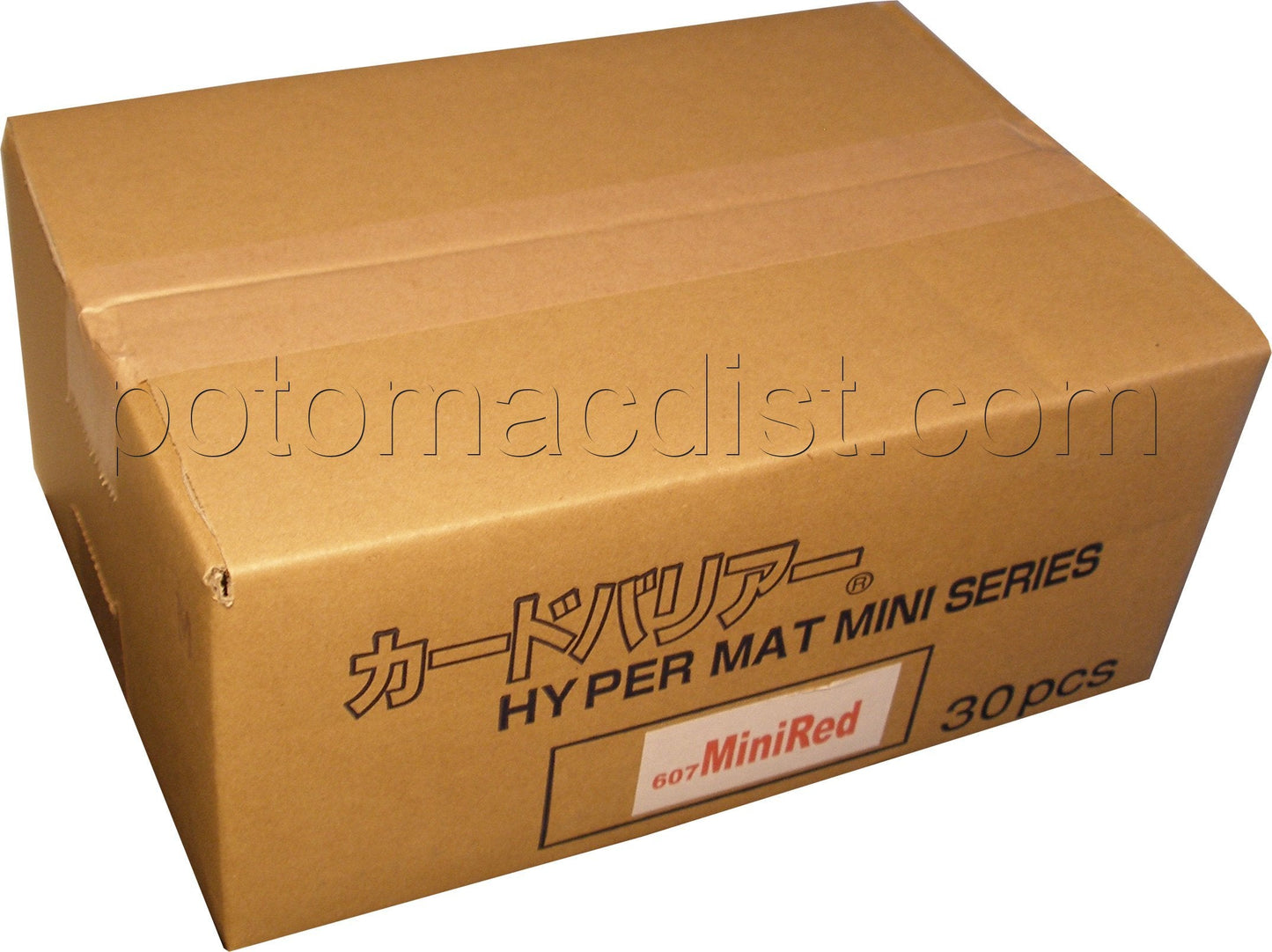 KMC Card Barrier Hyper Mat Mini Yu-Gi-Oh Size Sleeves - Hyper Matte Red Case [30 packs]