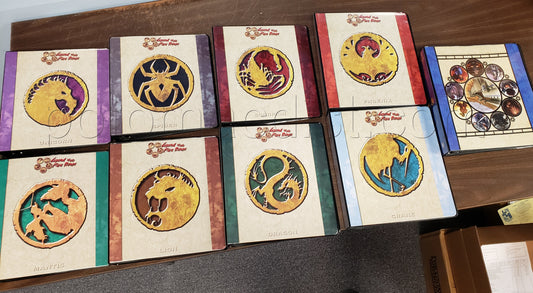 Legend of the Five Rings [L5R] CCG: 3-Ring Clan Binder Set [9 binders]