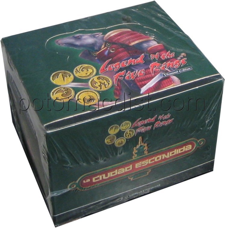 Legend of the Five Rings [L5R] CCG: Hidden City (La Ciudad Escondida) Booster Box [Spanish]