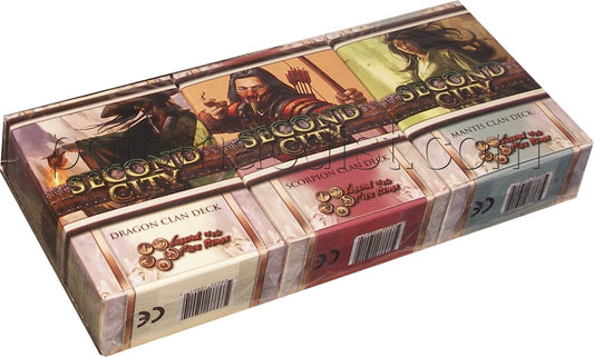 Legend of the Five Rings [L5R] CCG: Second City Starter Deck Set [Dragon, Mantis, Scorpion]