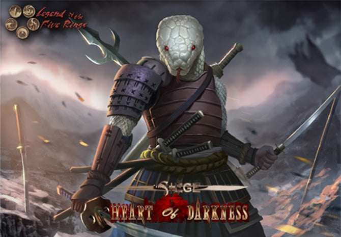 Legend of the Five Rings [L5R] CCG: Siege - Heart of Darkness Set Case [5 sets]