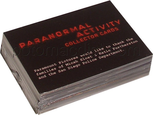 Paranormal Activity Movie Trading Cards Complete Base Set [50 cards]