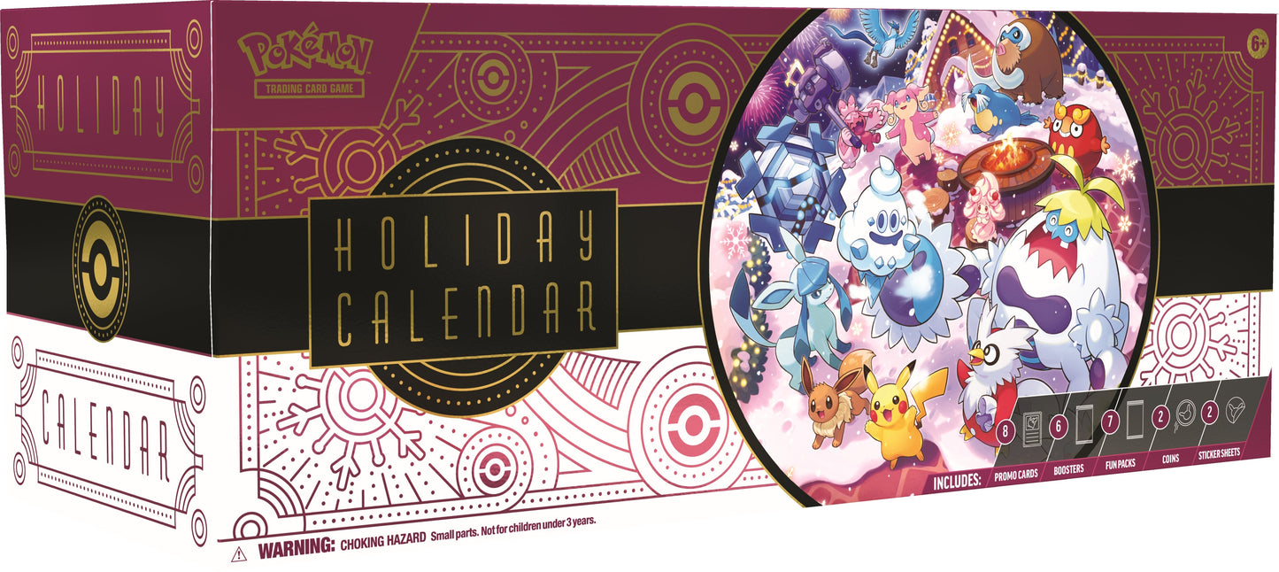 Pokemon TCG: 2025 Holiday Calendar Case [6 units]