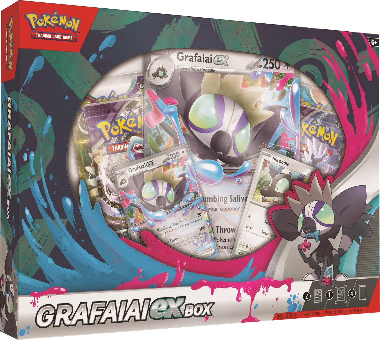 Pokemon TCG: Grafaiai EX Case [6 boxes]