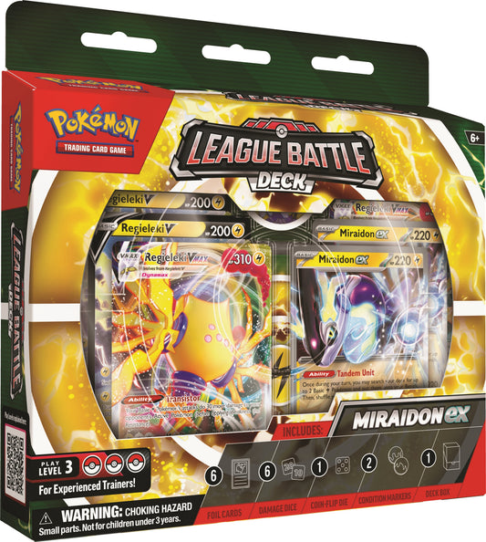 Pokemon TCG: Miraidon and Regieleki EX League Battle Deck Box [6 boxes]