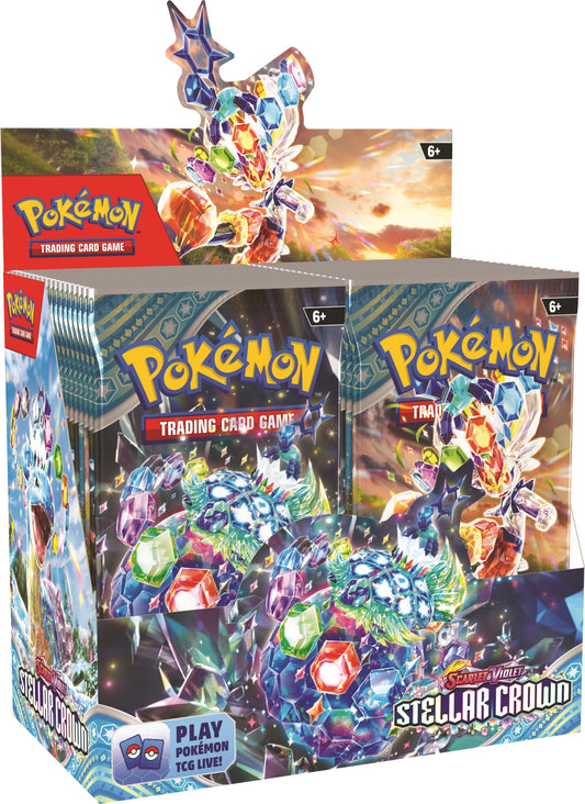 Pokemon TCG: Scarlet & Violet Stellar Crown Booster Box Case [6 boxes]