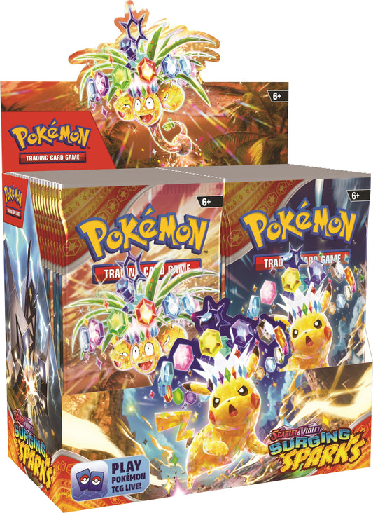 Pokemon TCG: Scarlet & Violet Surging Sparks Booster Box Case [6 boxes]