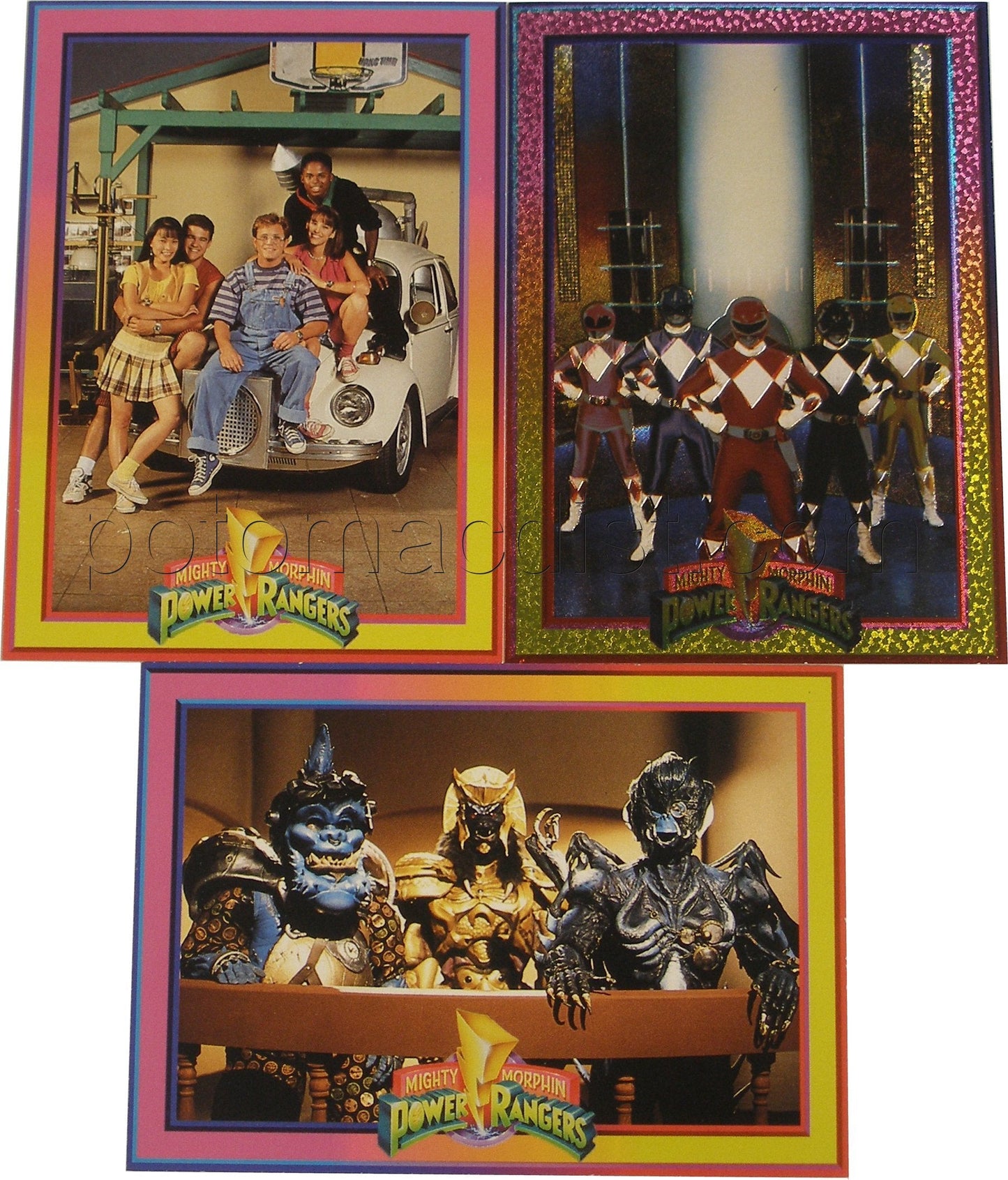 Power Rangers Series 1 3-Card Promo Set