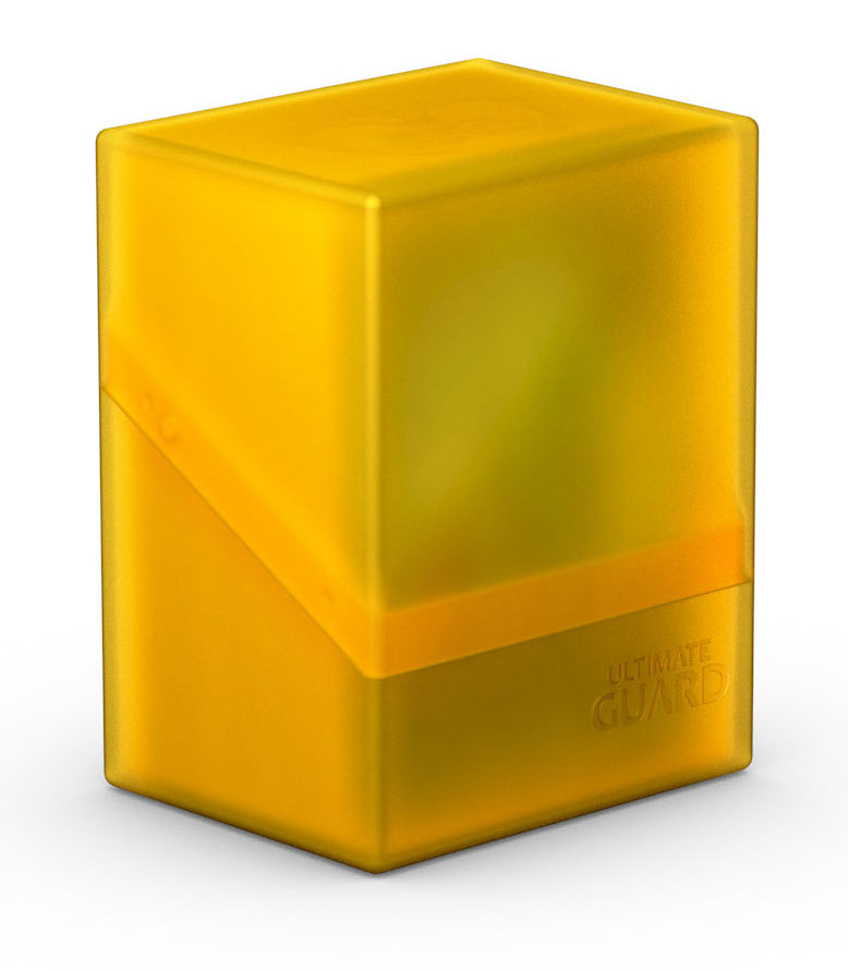 Ultimate Guard Boulder Amber Deck Case 80+ [Case of 24]