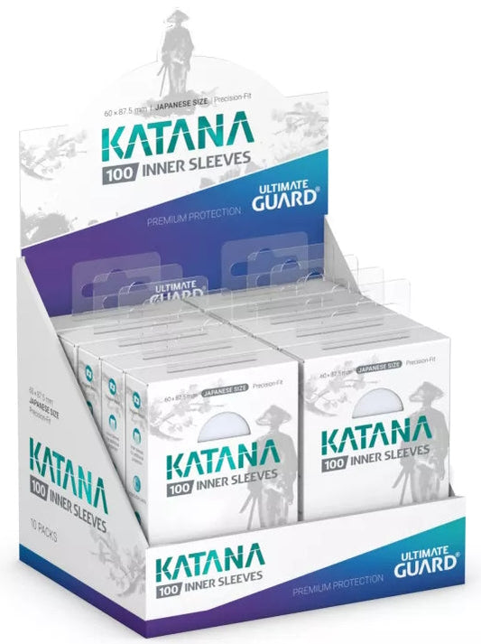 Ultimate Guard Katana Japanese Size Inner Sleeves Box [10 packs]