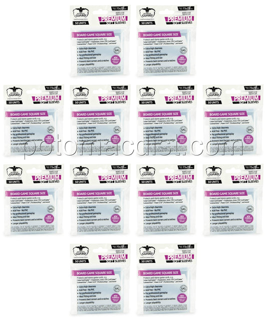 Ultimate Guard Premium Square Board Game Sleeves [10 Packs]