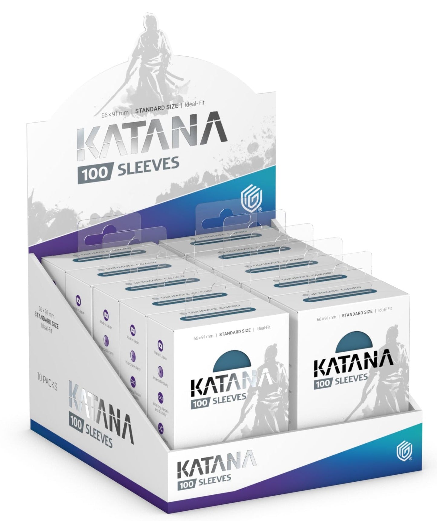 Ultimate Guard Katana Standard Size Mountain Haze Sleeves Box [10 packs]