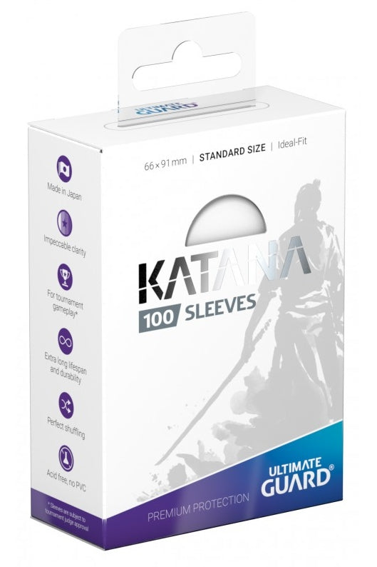 Ultimate Guard Katana Standard Size White Sleeves Pack