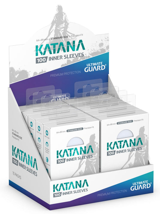 Ultimate Guard Katana Standard Size Inner Sleeves Box [10 packs]