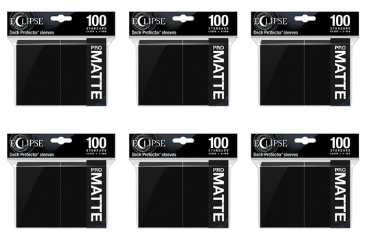 Ultra Pro Pro-Matte Eclipse Standard Size Deck Protectors Box - Jet Black