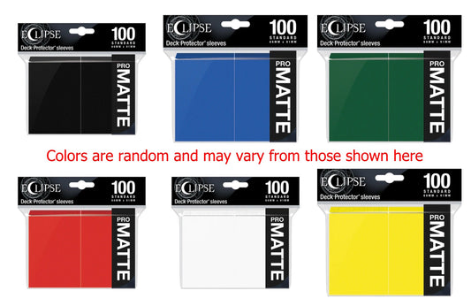 Ultra Pro Pro-Matte Eclipse Standard Size Deck Protectors Box - Mixed Colors