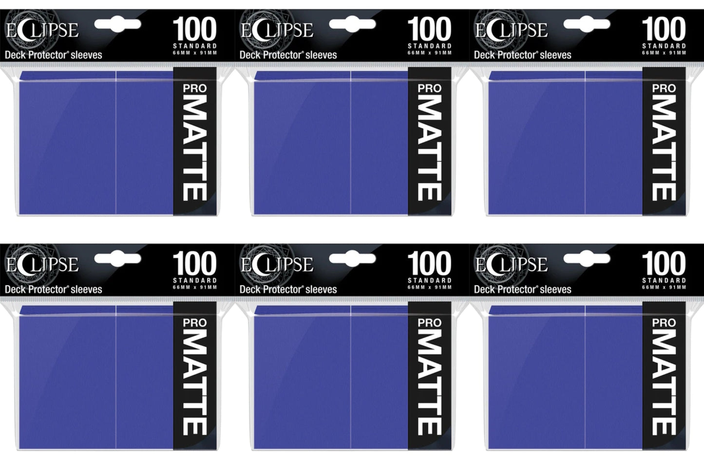 Ultra Pro Pro-Matte Eclipse Standard Size Deck Protectors Box - Royal Purple