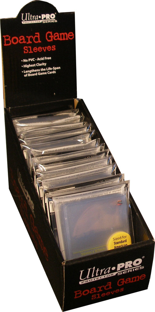 Ultra Pro Standard American Board Game Sleeves Box [56mm x 87mm]