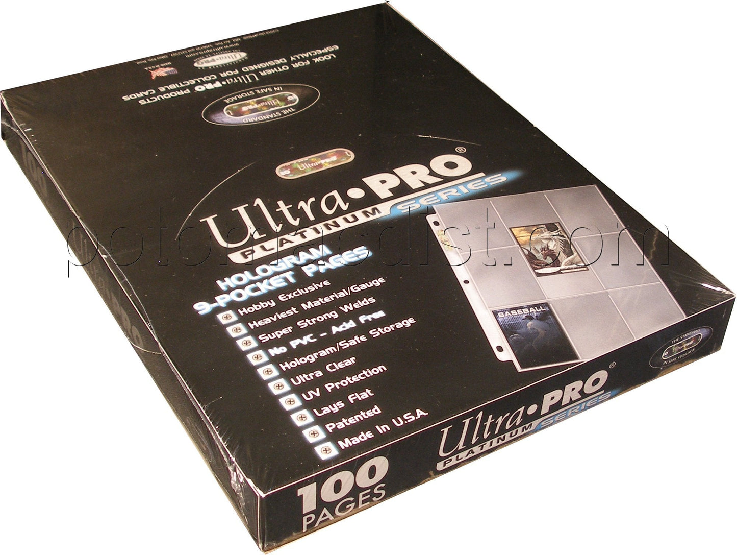 Ultra Pro Platinum Series 9-Pocket Pages Box [100 pages]
