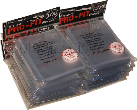 Ultra Pro Standard Pro-Fit Sleeves [10 Packs]