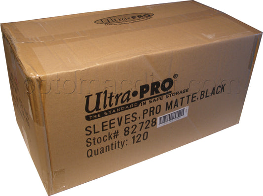 Ultra Pro Pro-Matte Standard Size Deck Protectors Case - Black [10 boxes]