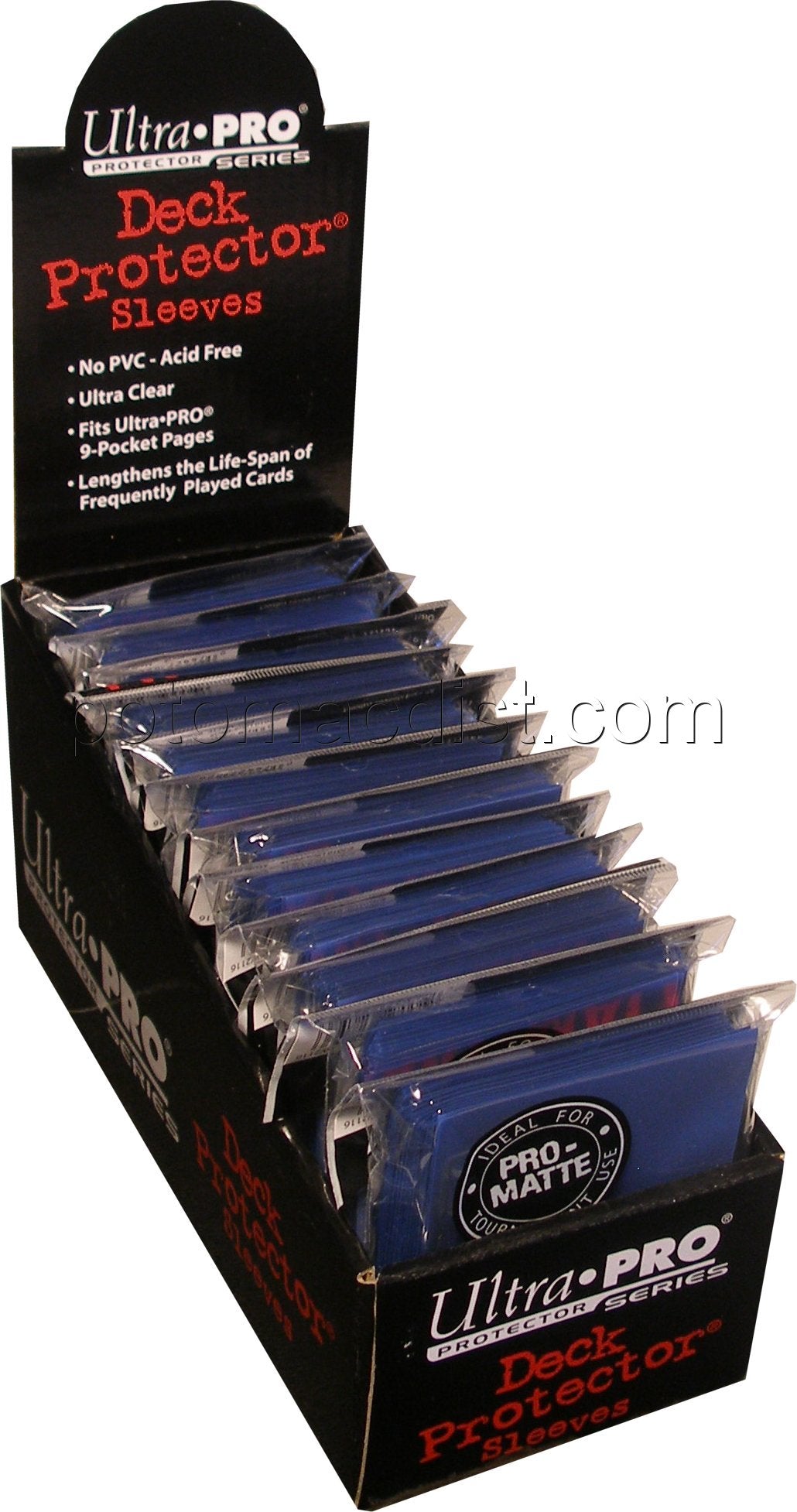 Ultra Pro Pro-Matte Standard Size Deck Protectors Box - Blue