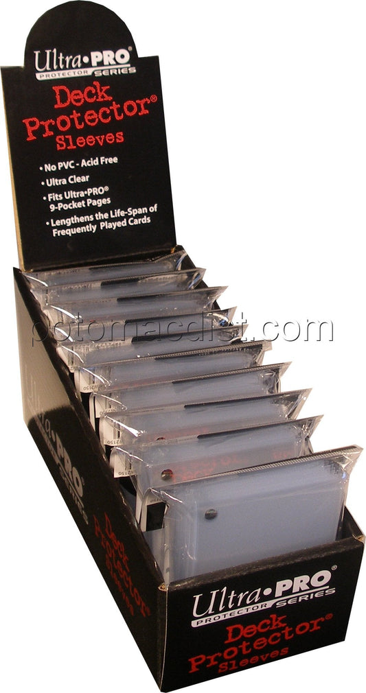 Ultra Pro Small Size Deck Protectors Box - Clear [10 packs/62mm x 89mm]