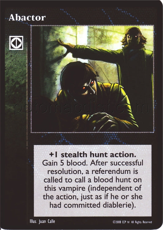 Vampire: The Eternal Struggle CCG Abactor Promo Card