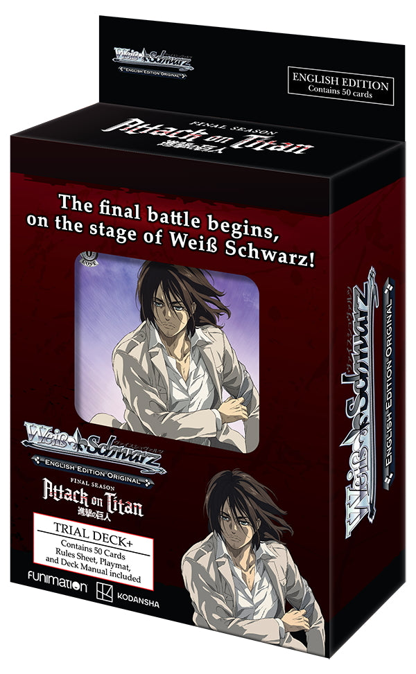 Weiss Schwarz (WeiB Schwarz): Attack On Titan - Final Season Trial Deck+ [English]