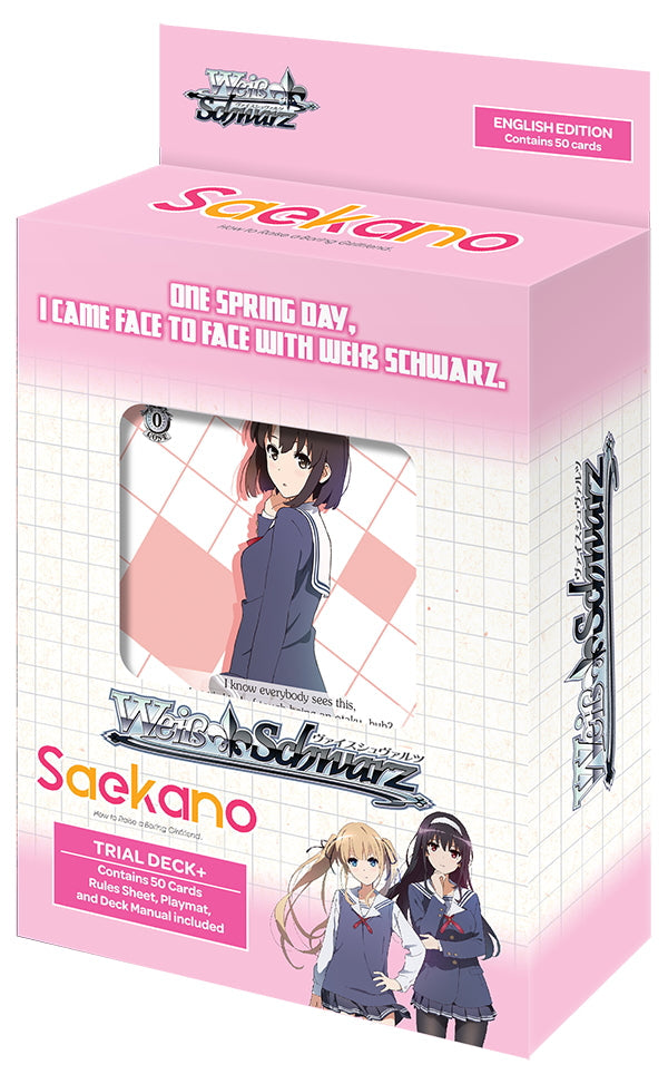 Weiss Schwarz (WeiB Schwarz): Saekano: How to Raise Trial Deck+ Box [English]